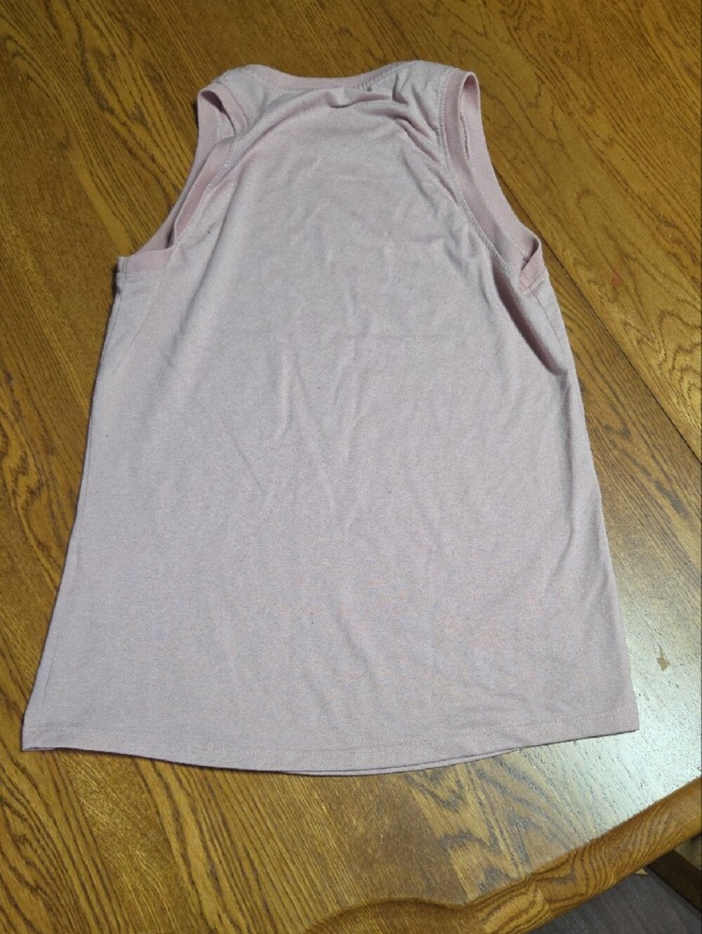 Nike Light Pink Athletic Tank with Black Swoosh - Picture 4 of 4